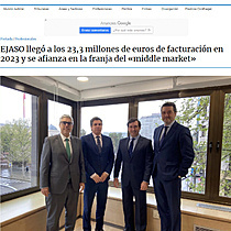 EJASO lleg a los 23,3 millones de euros de facturacin en 2023 y se afianza en la franja del middle market